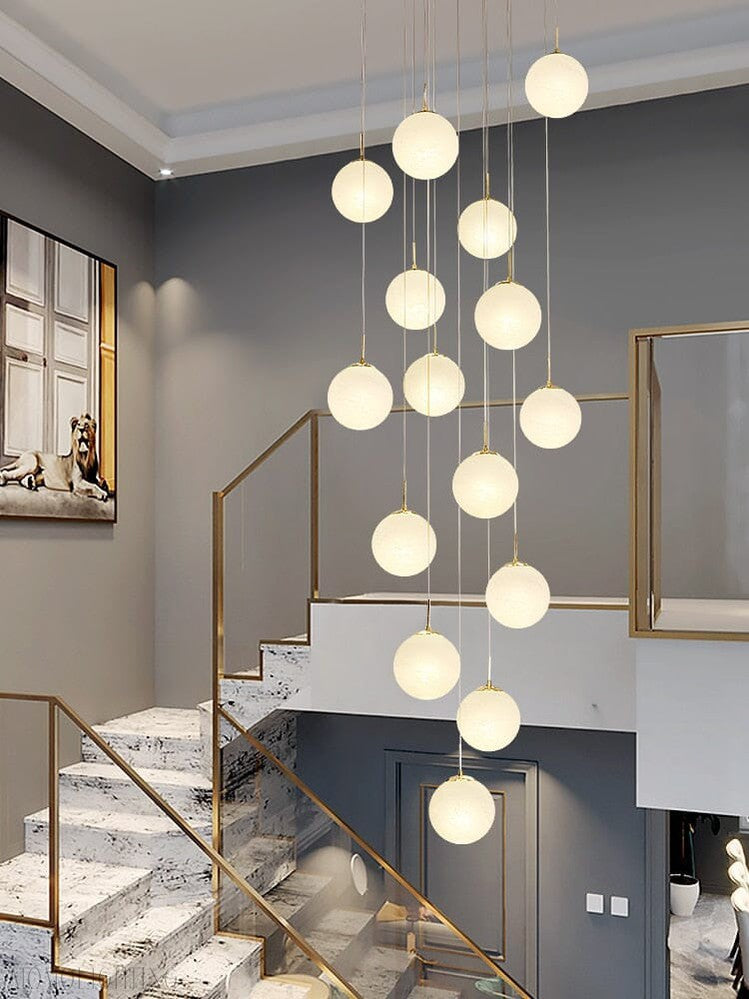 Harriet Orb Foyer Chandelier-Momo Lighting