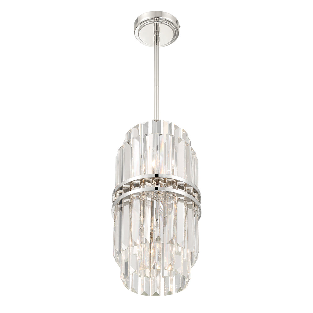 Hayer Round Crystal 4 Light Chandelier-Momo Lighting