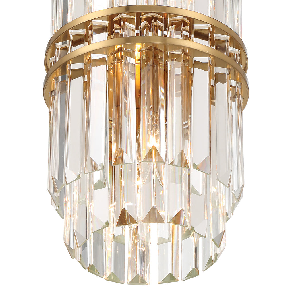 Hayer Round Crystal 4 Light Chandelier-Momo Lighting