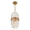 Hayer Round Crystal 4 Light Chandelier-Momo Lighting
