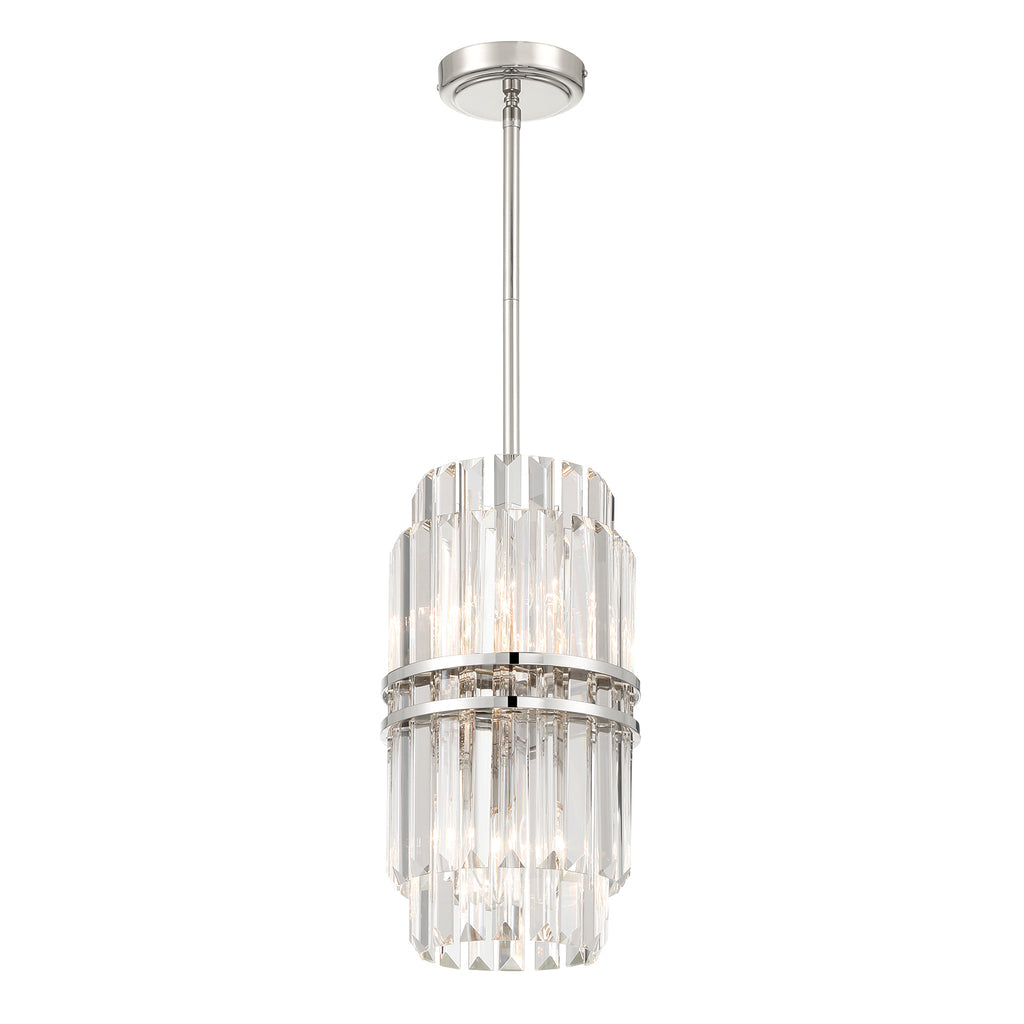 Hayer Round Crystal 4 Light Chandelier-Momo Lighting