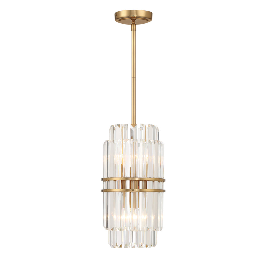 Hayer Round Crystal 4 Light Chandelier-Momo Lighting