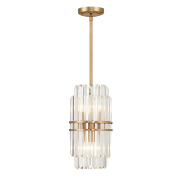 Hayer Round Crystal 4 Light Chandelier-Momo Lighting