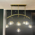 Hemisphere Linear Chandelier 72”-Momo Lighting