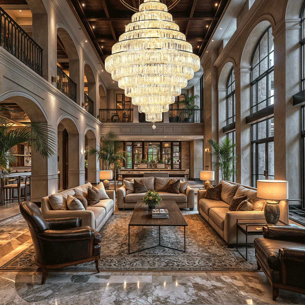 Hilton Foyer & Staircase Chandelier