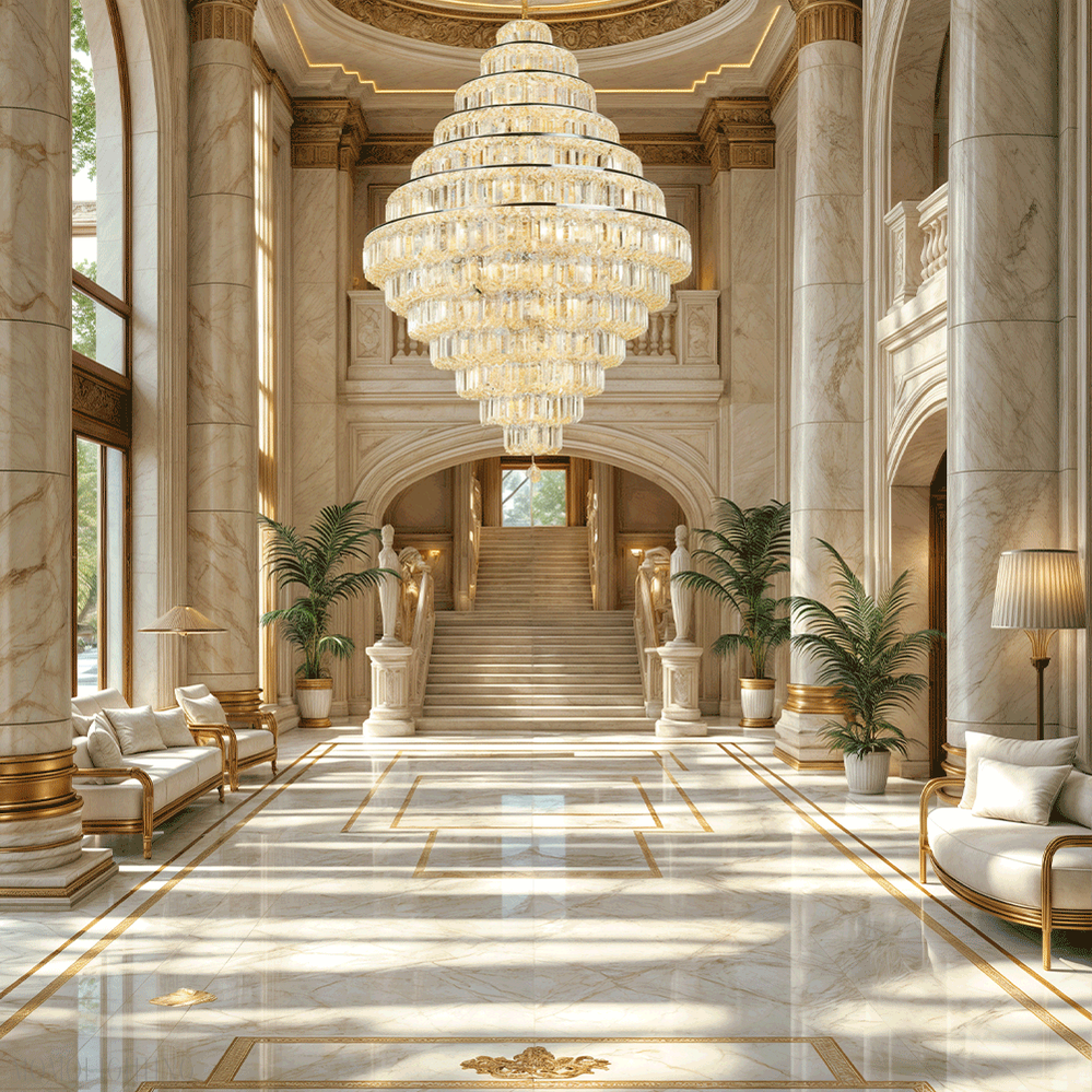 Hilton Foyer & Staircase Chandelier-Momo Lighting