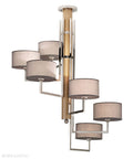 Houston Spiral Modern Chandelier PD5003PN - (Multiply Finishes)-Momo Lighting