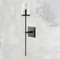 Pauillac Clear Glass Linear Wall Sconce