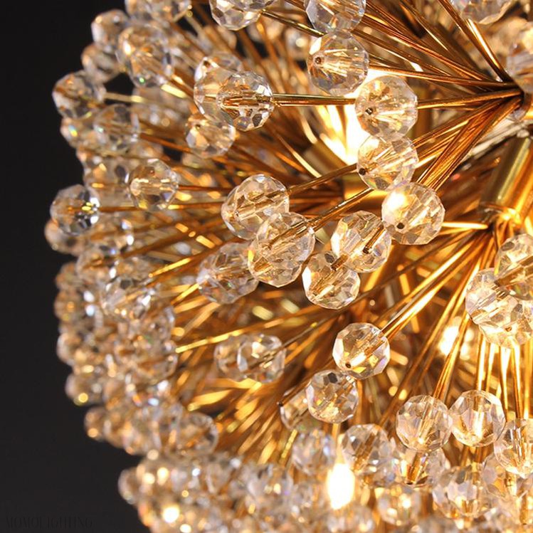 Iissabelle Flower Crystal Chandelier-Momo Lighting