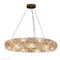 Iissabelle Flower Crystal Chandelier-Momo Lighting
