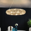 Iissabelle Flower Crystal Chandelier-Momo Lighting