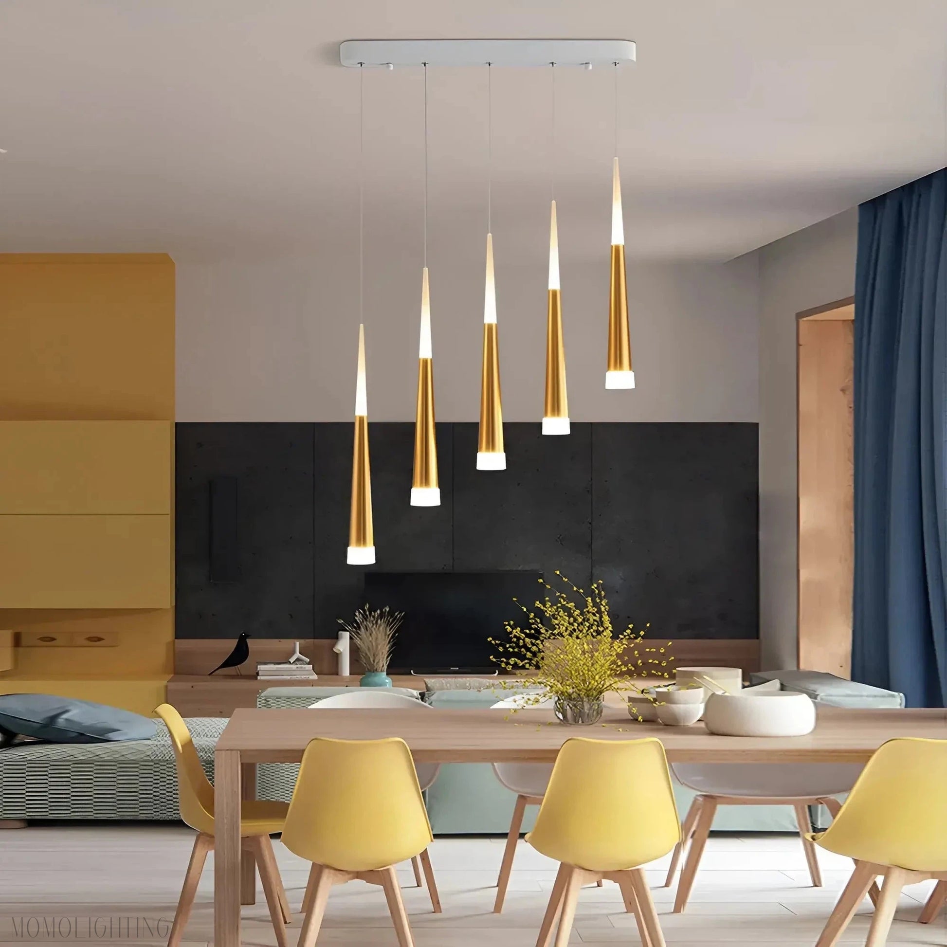 Imogene Round & Rectangular Chandelier-Momo Lighting