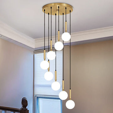 Jane Balls Foyer Living Room Chandelier 3 Sizes-Momo Lighting