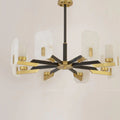 Janina Alabaster Round chandelier-Momo Lighting