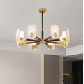 Janina Alabaster Round chandelier-Momo Lighting
