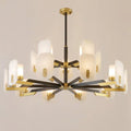 Janina Alabaster Round chandelier-Momo Lighting
