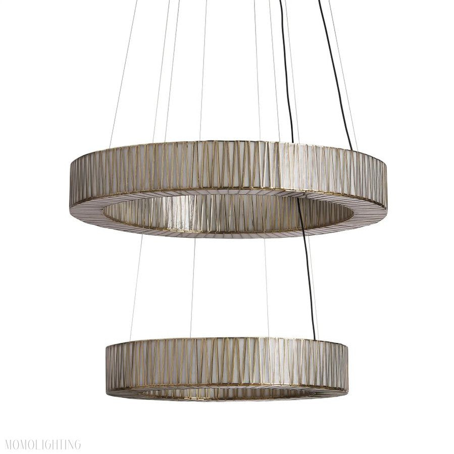 Jeunet 2-Tier Round Chandelier-Momo Lighting
