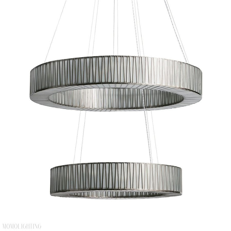 Jeunet 2-Tier Round Chandelier-Momo Lighting