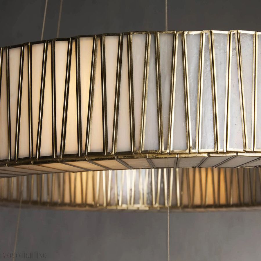 Jeunet 2-Tier Round Chandelier-Momo Lighting