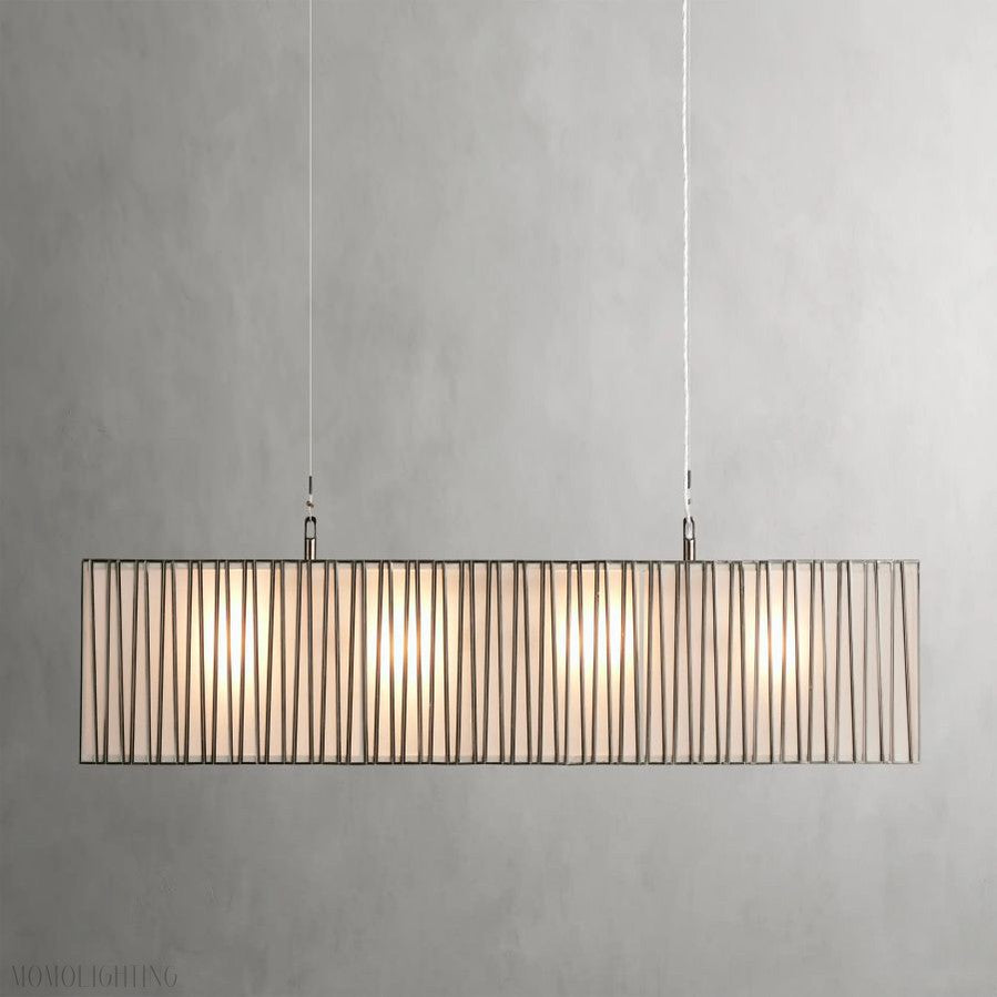 Jeunet Rectangular Chandelier-Momo Lighting