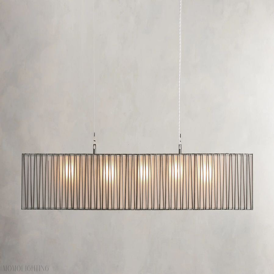 Jeunet Rectangular Chandelier-Momo Lighting