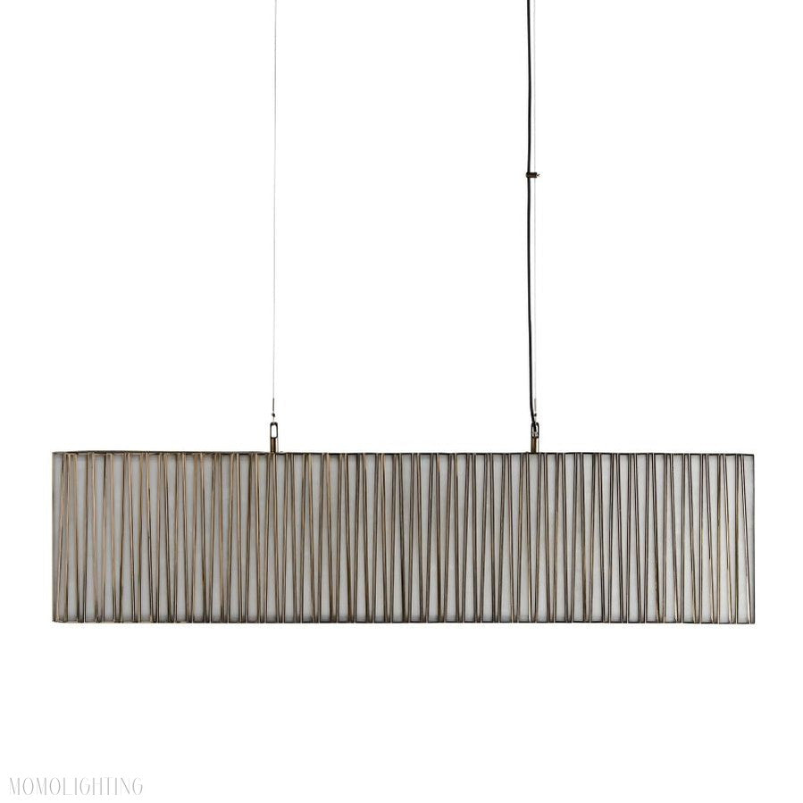 Jeunet Rectangular Chandelier-Momo Lighting
