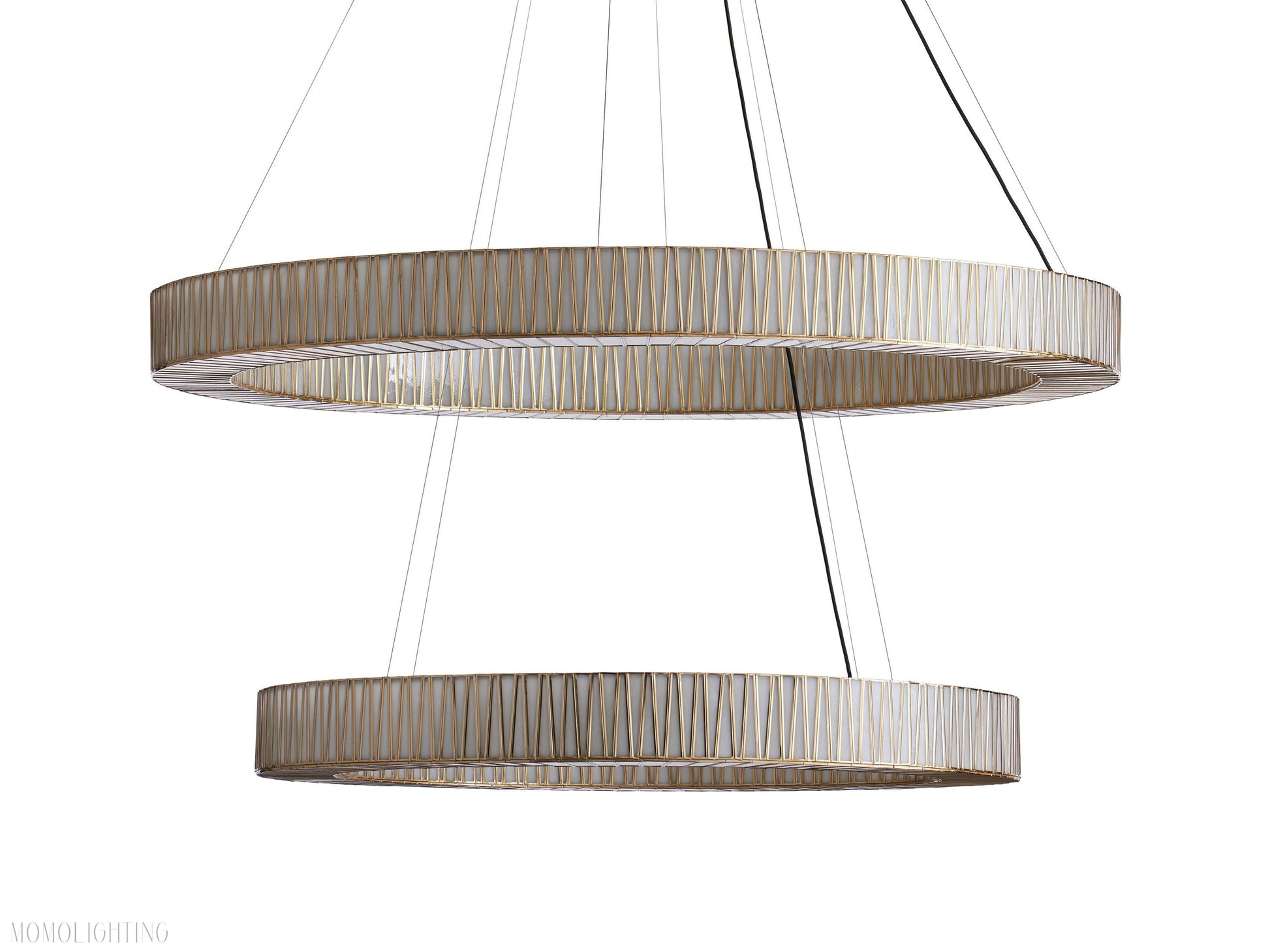 Junet 2-Tier Round Chandelier 47.25"W 60"W-Momo Lighting