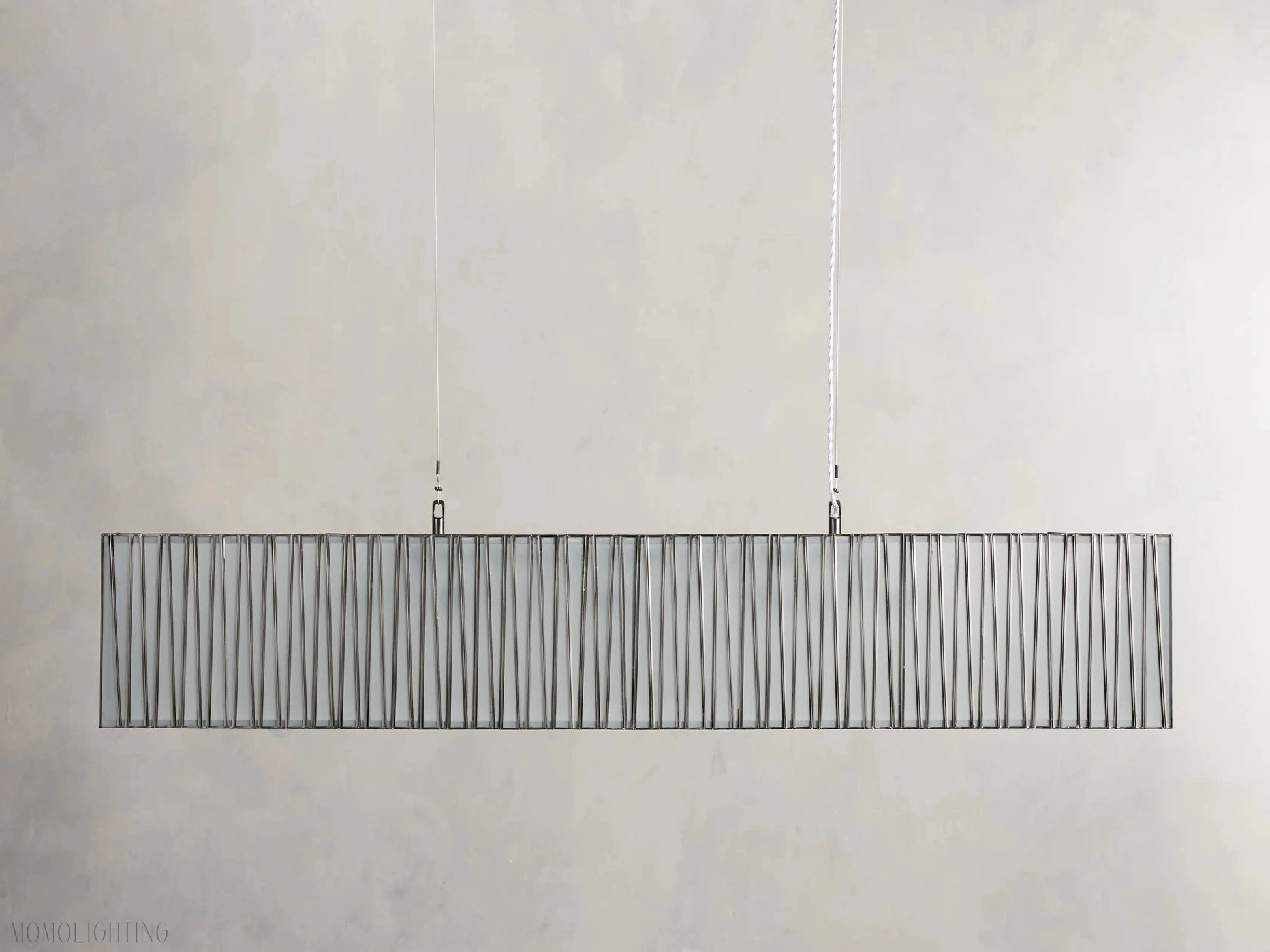 Junet Rectangular Chandelier 60"W 49"W-Momo Lighting