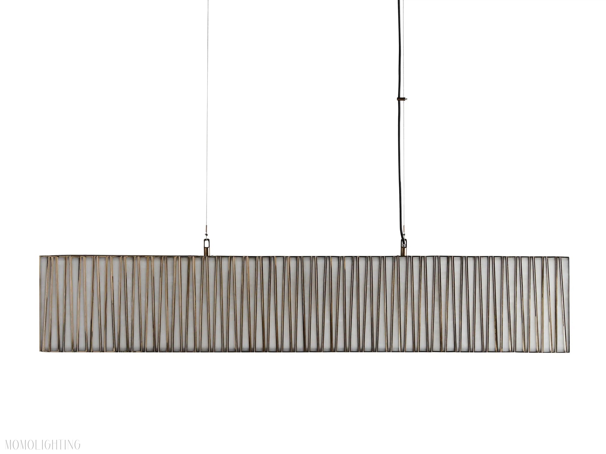 Junet Rectangular Chandelier 60"W 49"W-Momo Lighting