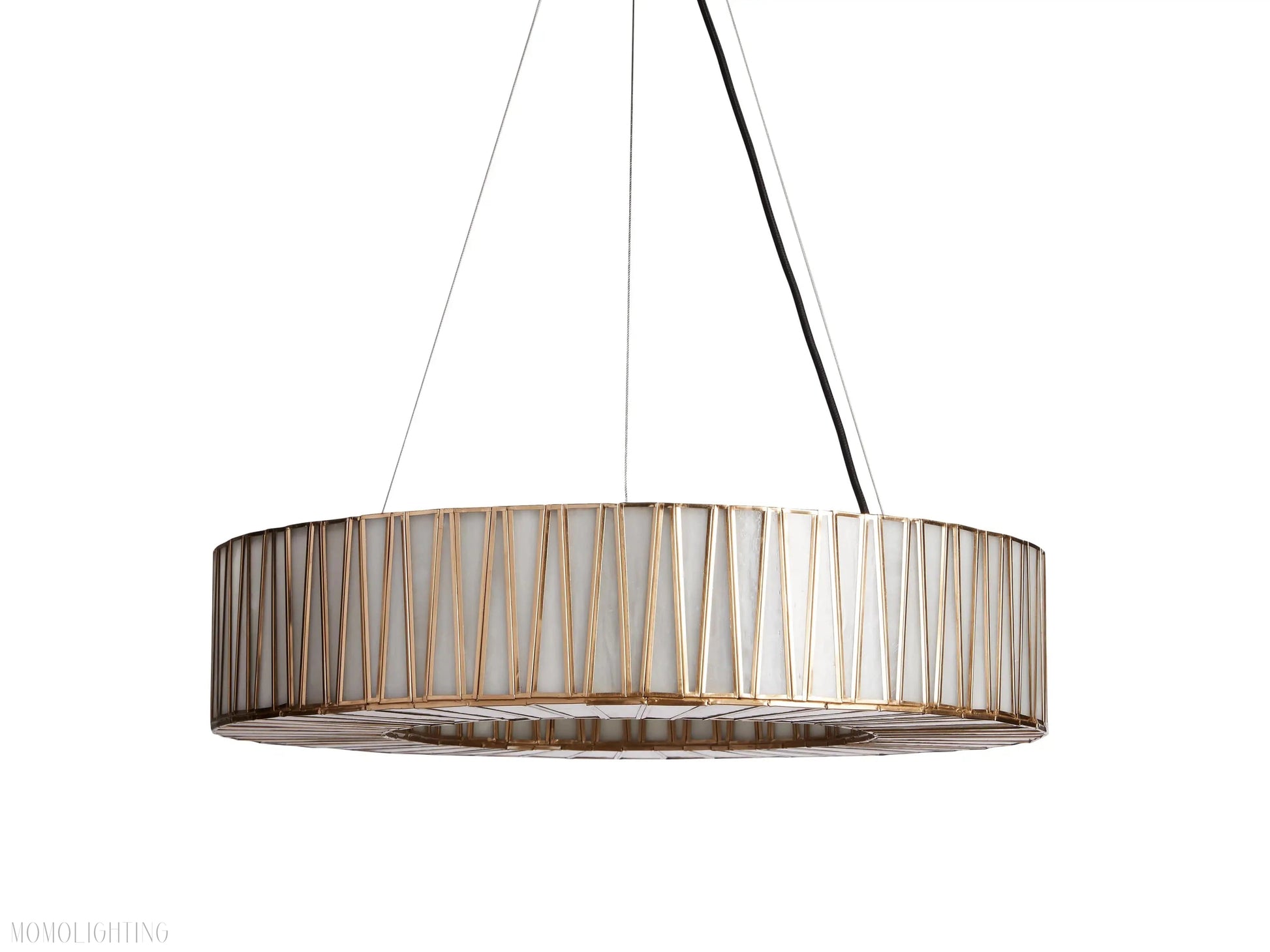 Junet Round Chandelier 24"W 42"W-Momo Lighting