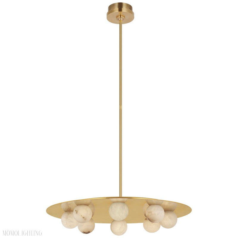 Kelly Wearstler Alabaster Pertica 24" Chandelier-Momo Lighting