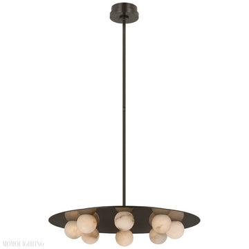 Kelly Wearstler Alabaster Pertica 24" Chandelier-Momo Lighting