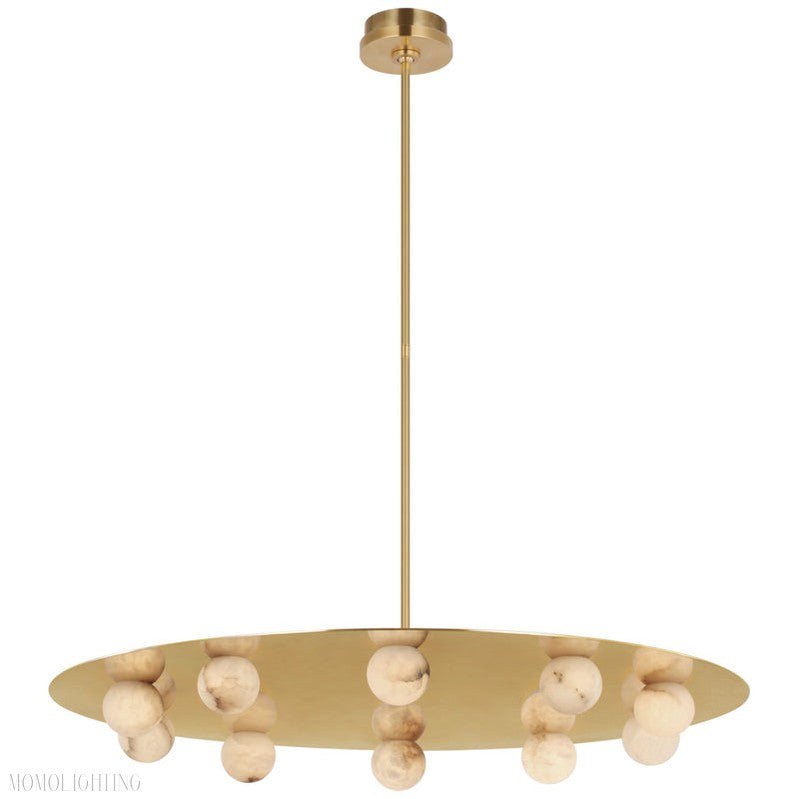 Kelly Wearstler Alabaster Pertica 36" Chandelier-Momo Lighting