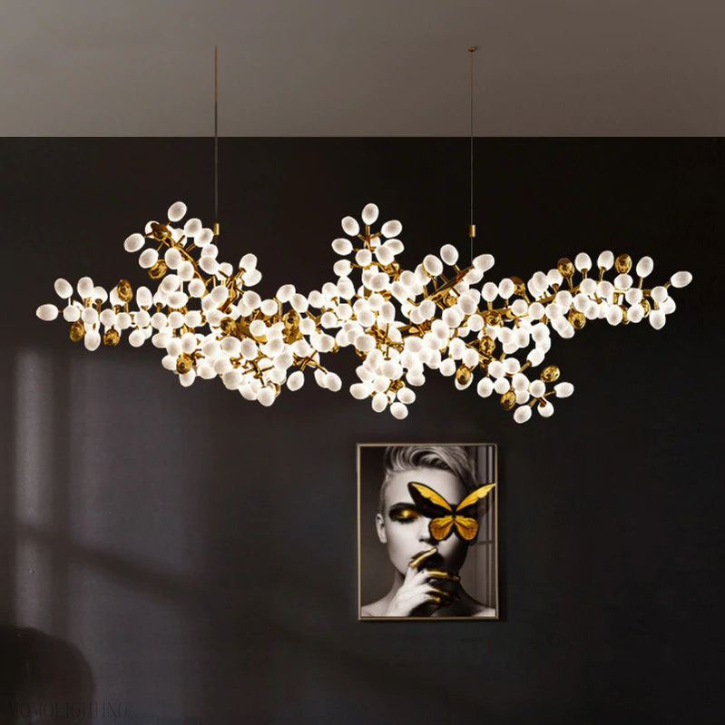 Kenneth Fashion Luxury Horizontal Grape Chandelier-Momo Lighting