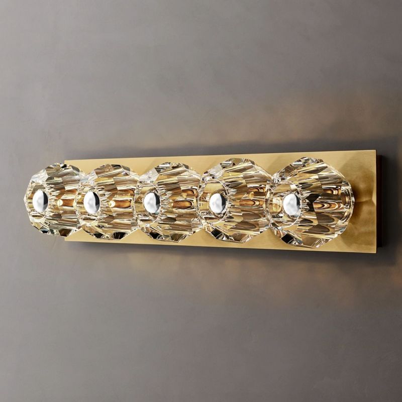 Boule Crystal Ball Linear Grand Wall Sconce