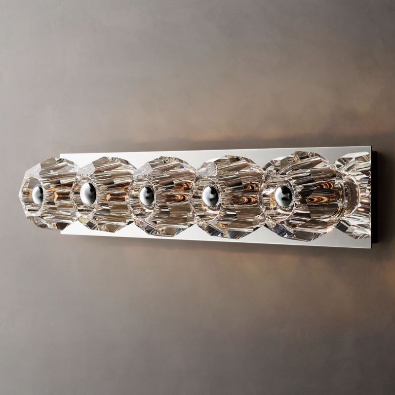 Boule Crystal Ball Linear Grand Wall Sconce