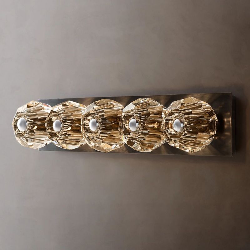 Boule Crystal Ball Linear Grand Wall Sconce