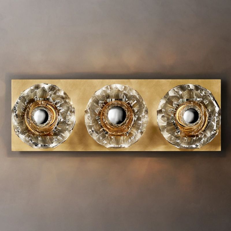 Boule Crystal Ball Linear Short Wall Sconce