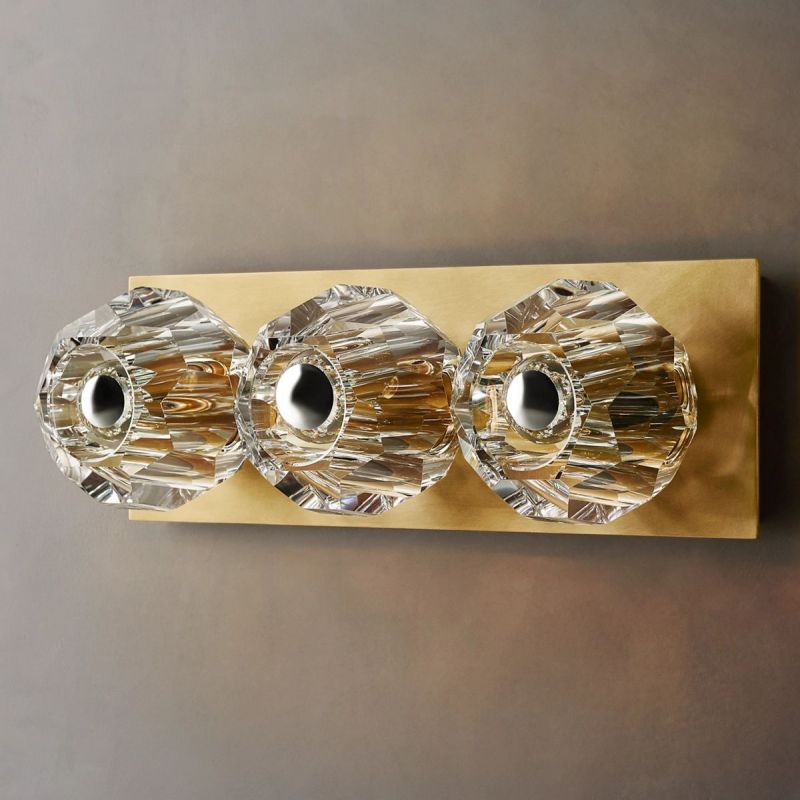 Boule Crystal Ball Linear Short Wall Sconce