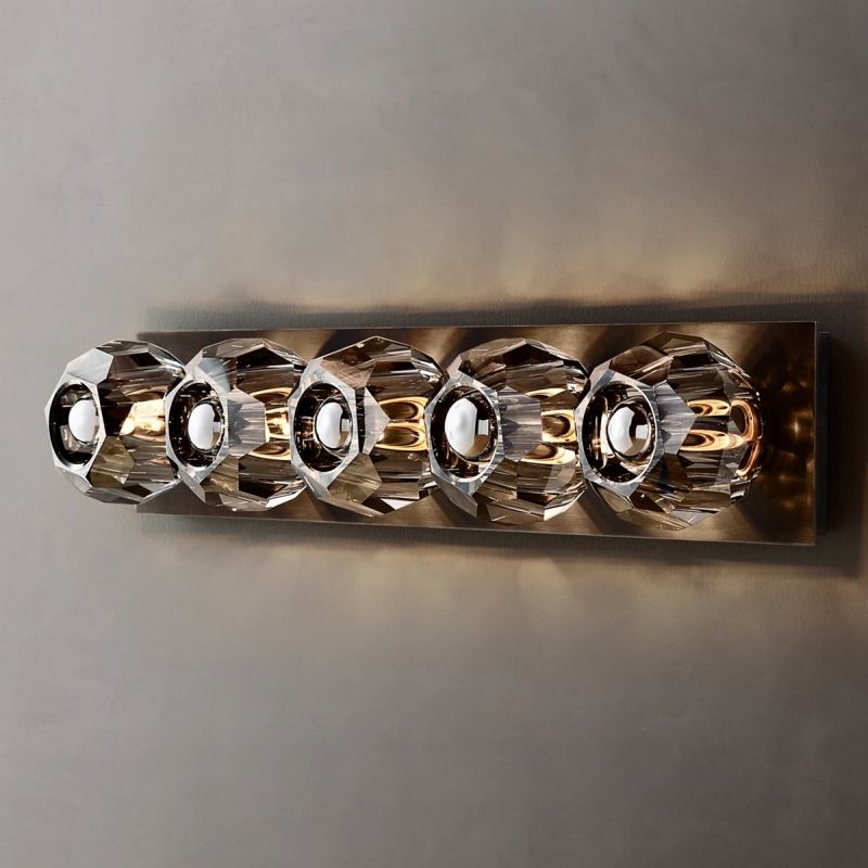 Boule Crystal Ball Linear Grand Wall Sconce