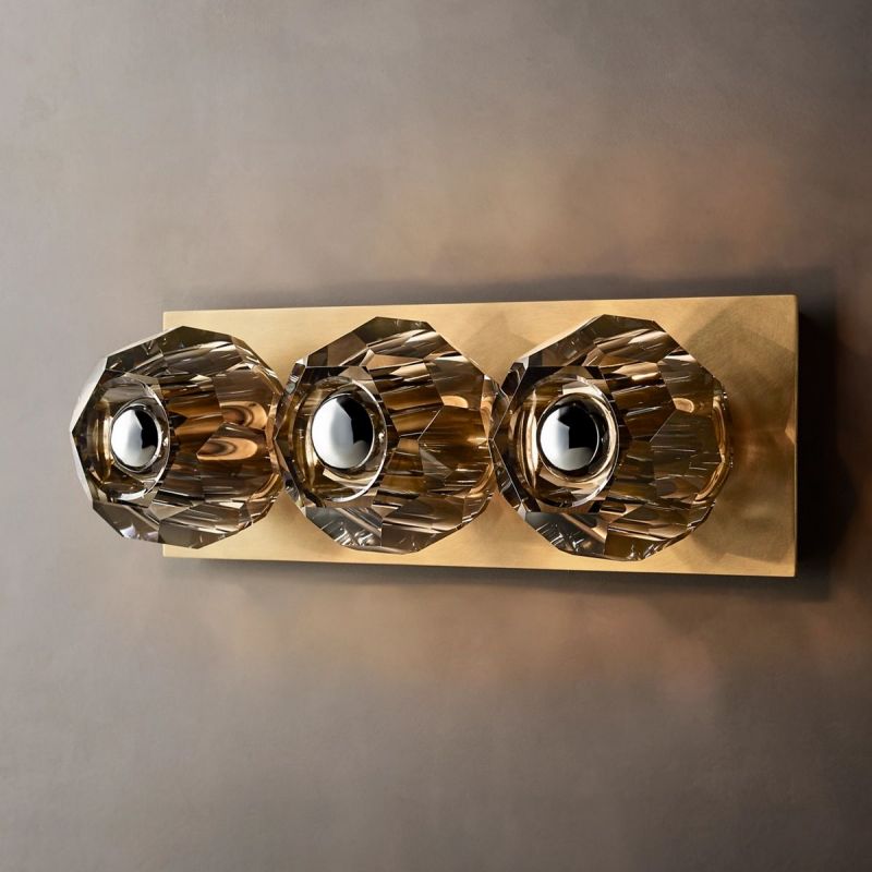 Boule Crystal Ball Linear Short Wall Sconce