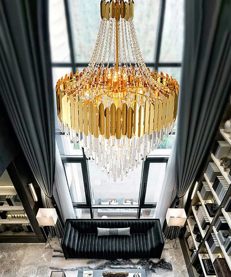 Kubica Crystal Chandelier-Momo Lighting