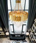 Kubica Crystal Chandelier-Momo Lighting