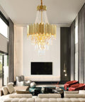 Kubica Crystal Chandelier-Momo Lighting
