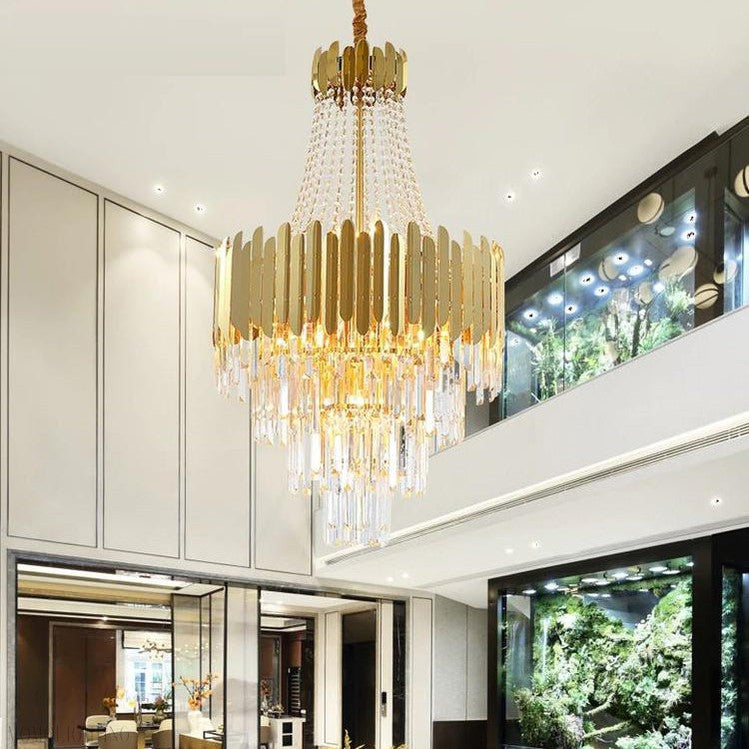 Kubica Crystal Chandelier-Momo Lighting