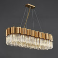 Kubica Oval Crystal Chandelier-Momo Lighting