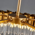 Kubica Oval Crystal Chandelier-Momo Lighting