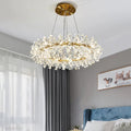 Kylia 2 Tier Ring Crystal Chandelier 60”-Momo Lighting