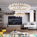 Kylia Ring Crystal Chandelier-Momo Lighting
