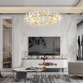 Kylia Ring Crystal Chandelier-Momo Lighting